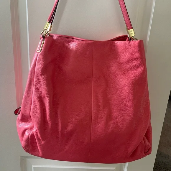Coach Madison Phoebe Shoulder Bag, Coral Leather - Picture 2 of 6
